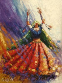 Bandah Ali, 18 x 24 Inch, Acrylic on Canvas, Figurative-Painting, AC-BNA-031
